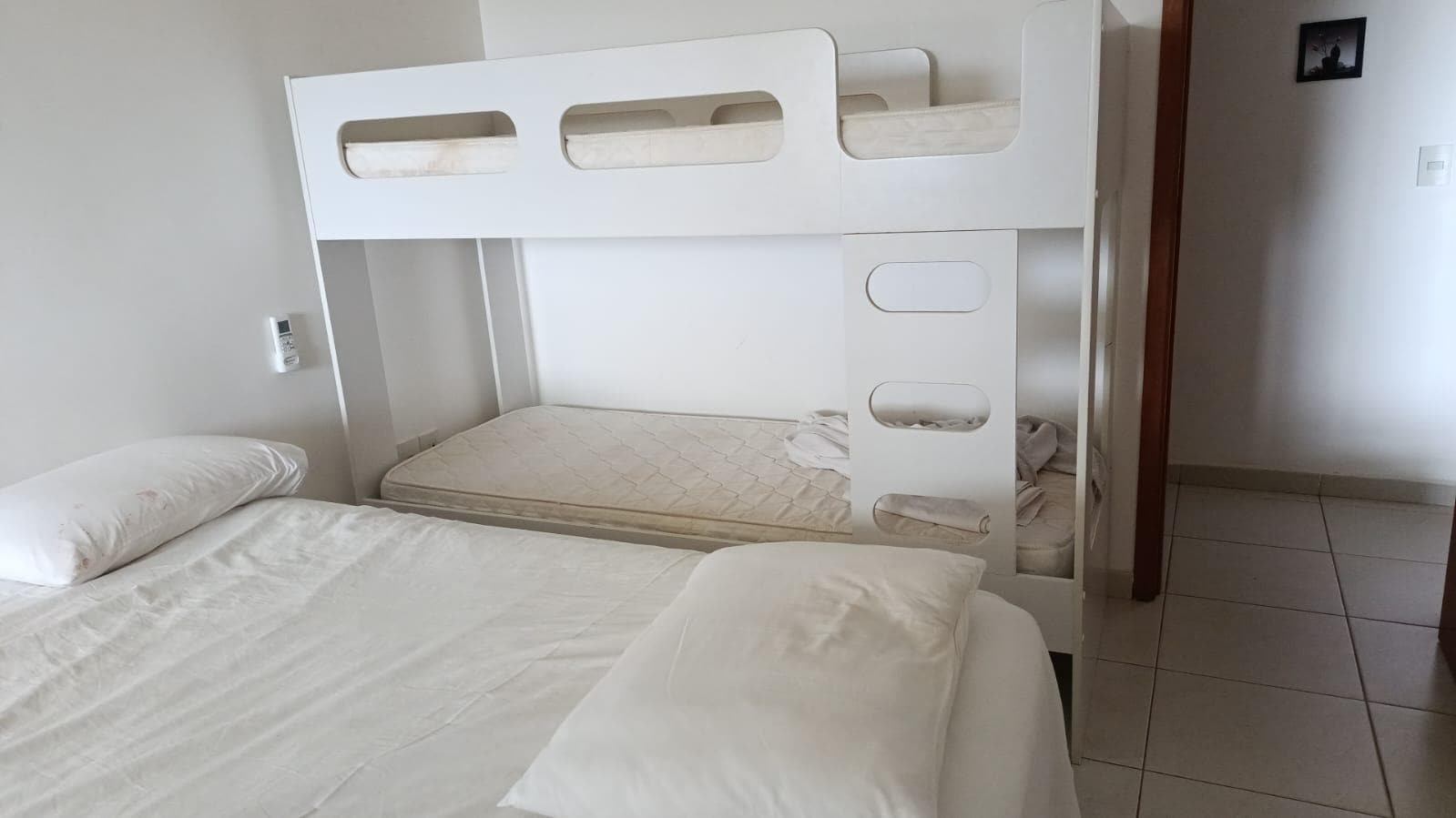 Quarto principal com ar condicionado