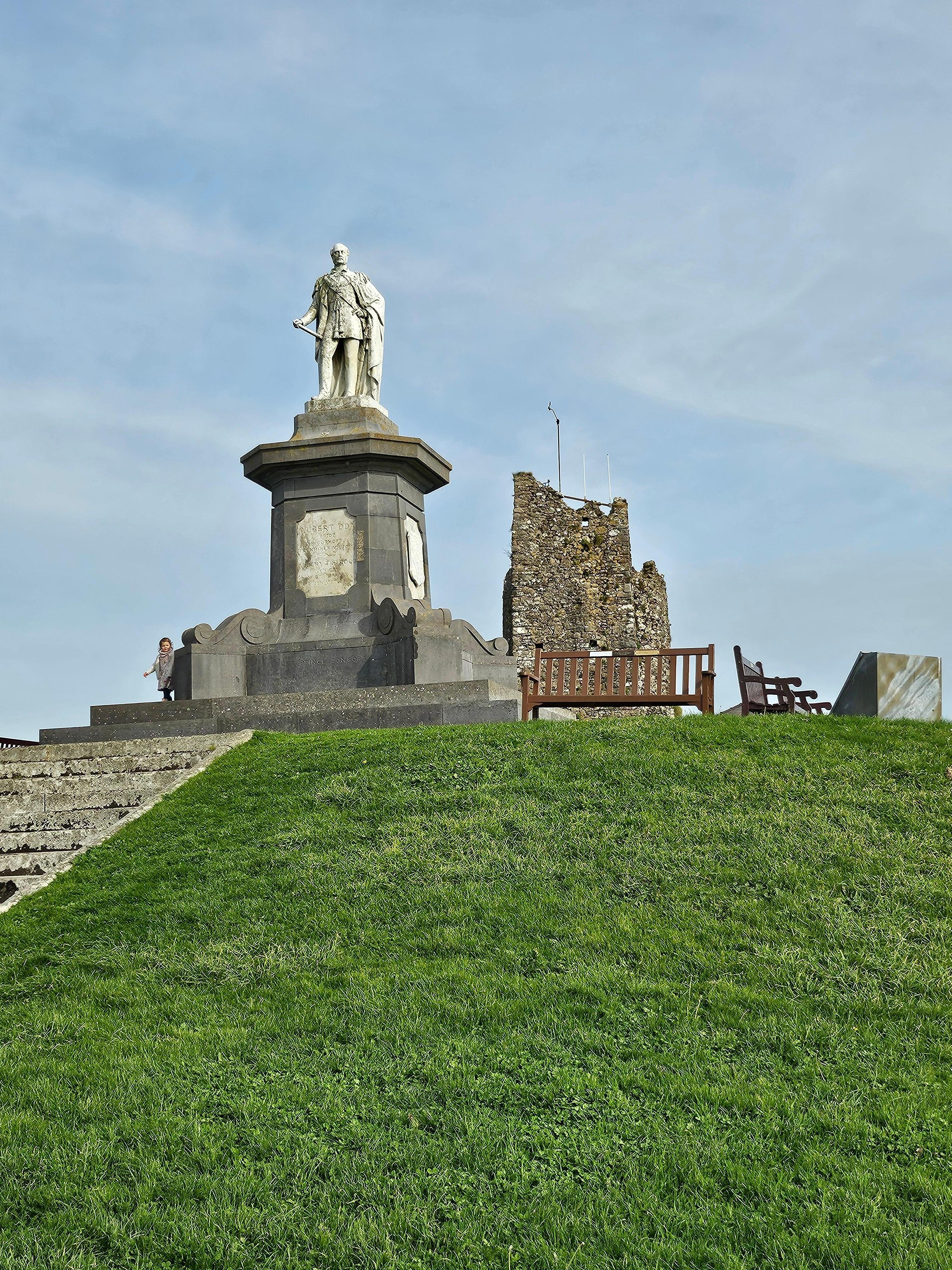Statue of prince Albert in Tenby 