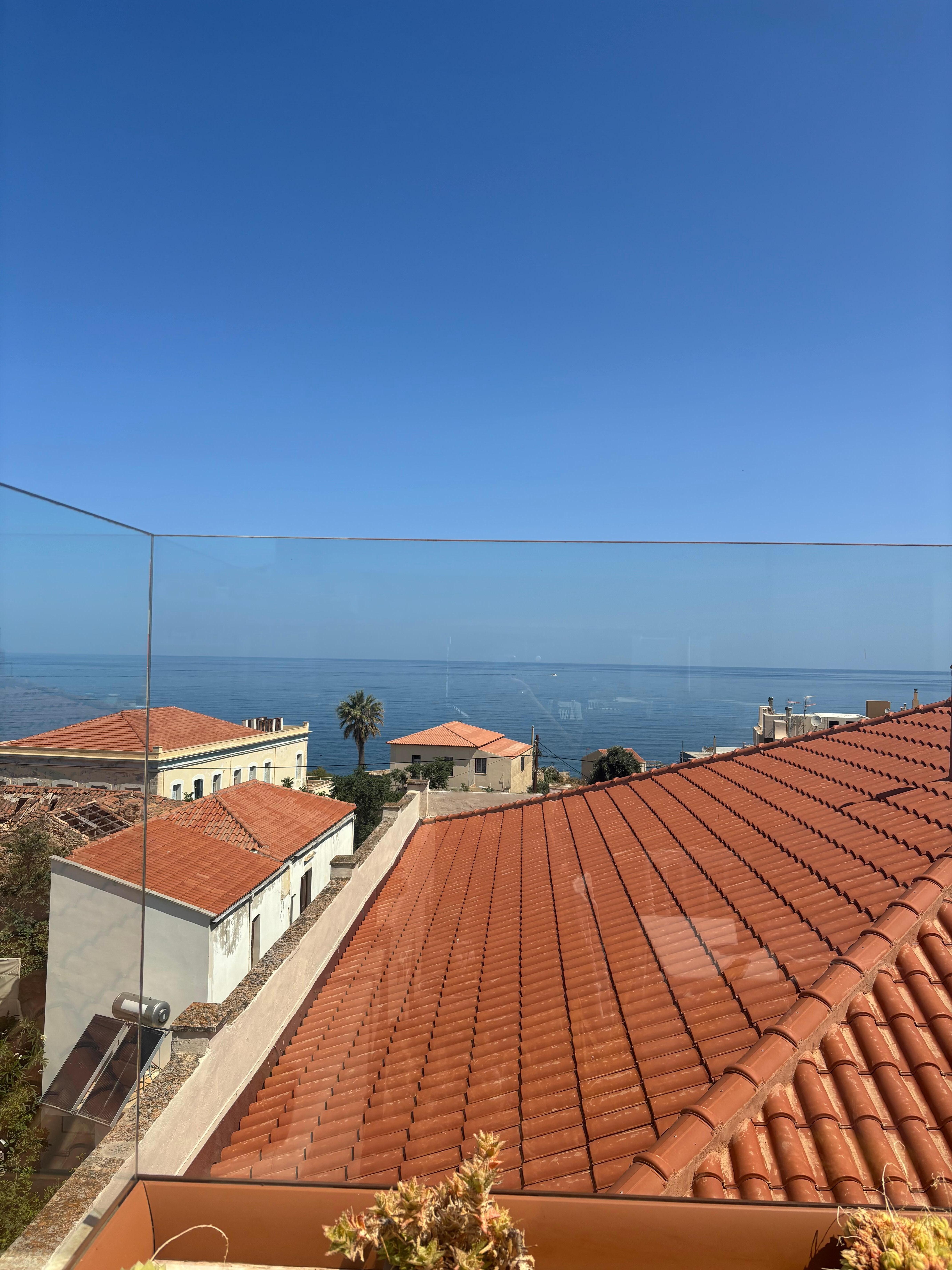 View from roof garden