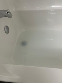 Standing water in tub overnight