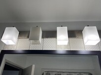 Burnt out lightbulb.