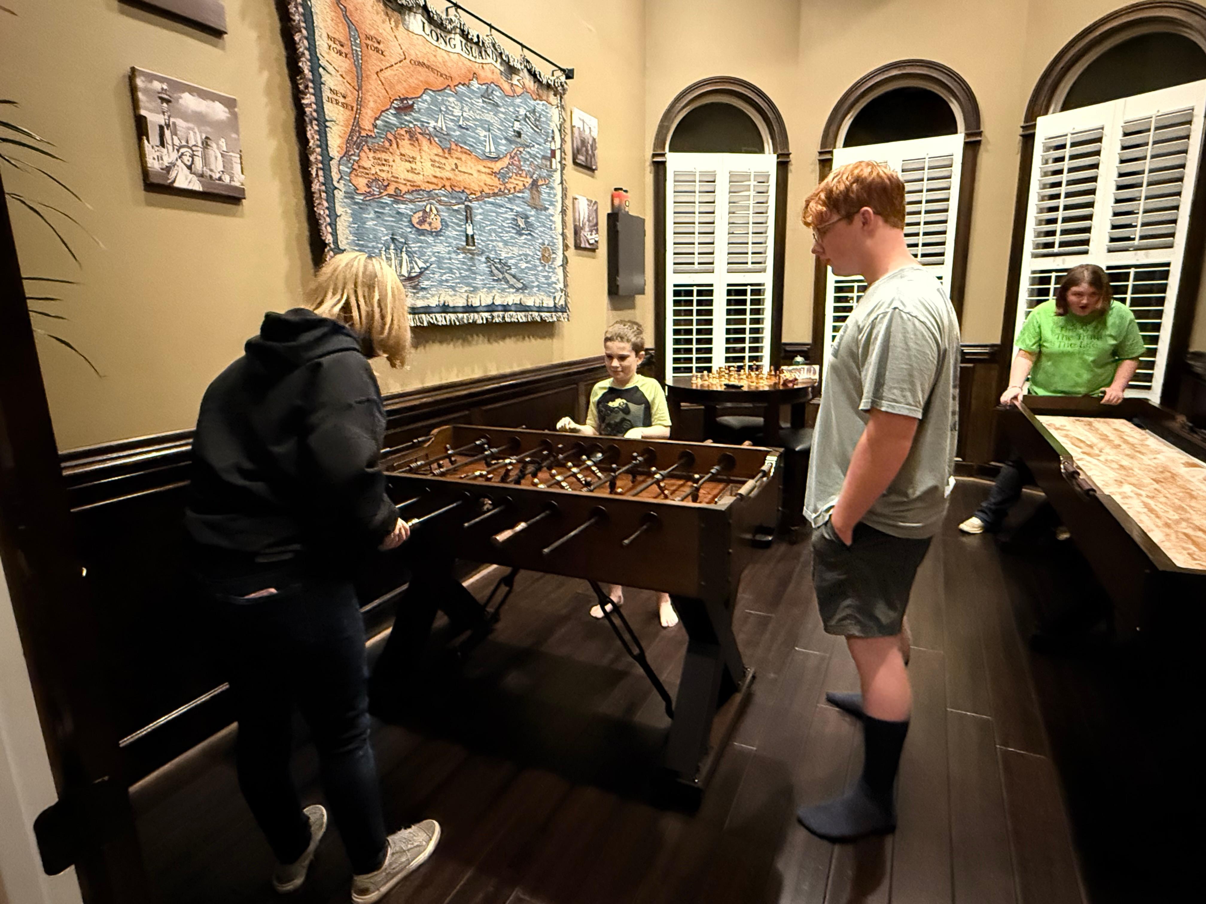 Game Room was incredible. 