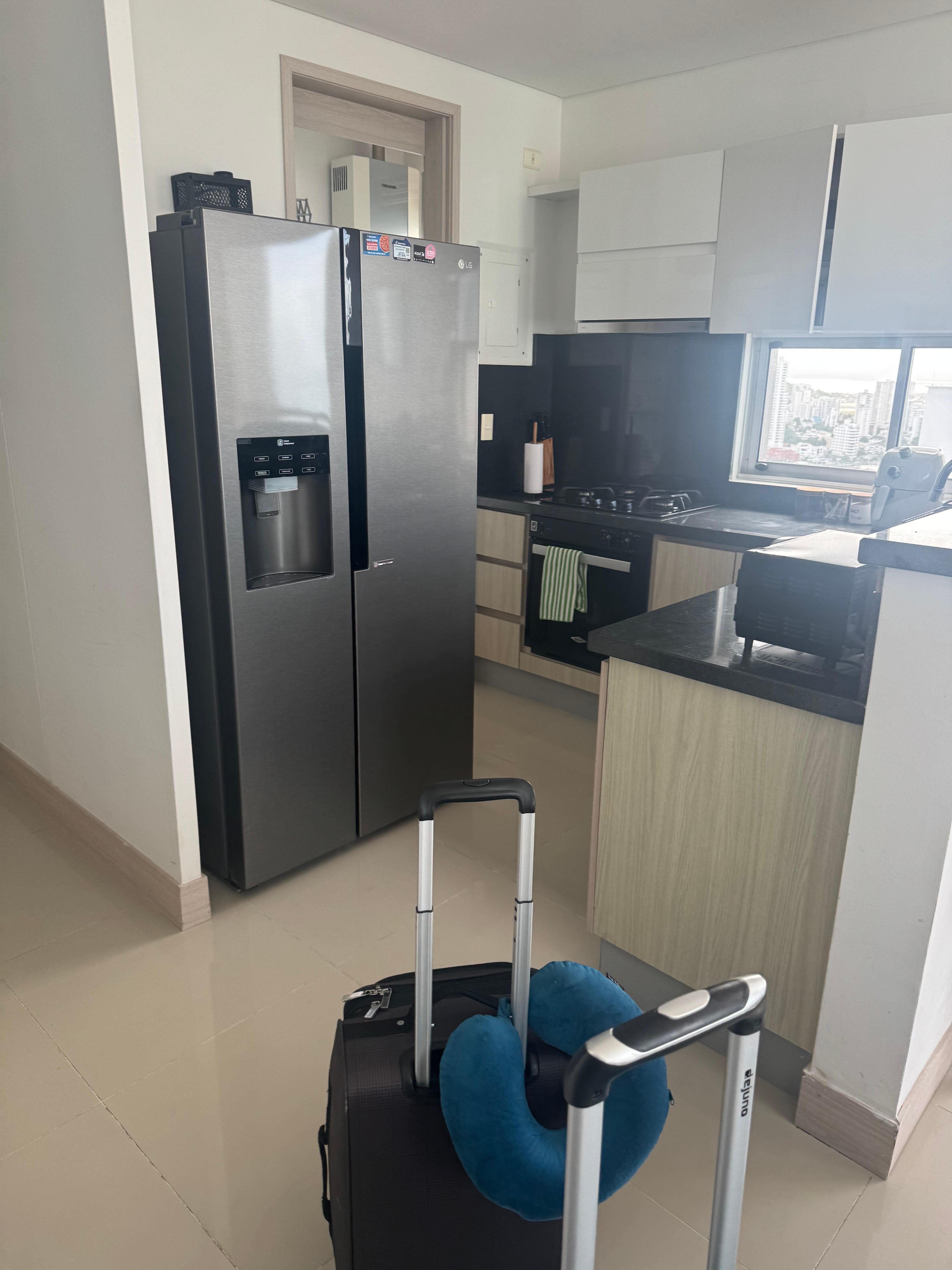 Kitchen and living room
