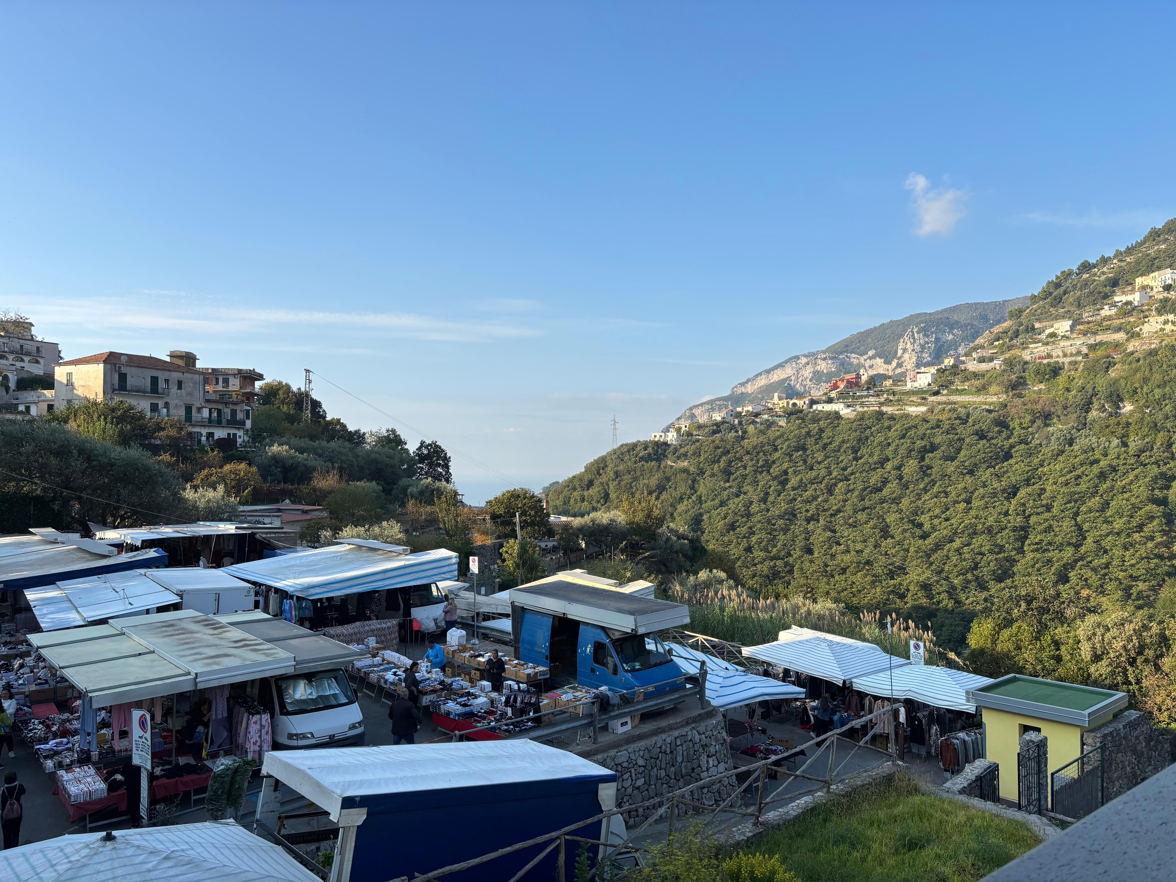 View of market from top floor