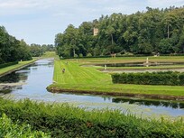 Studley Royal Gardens joined to Fountains Abbey