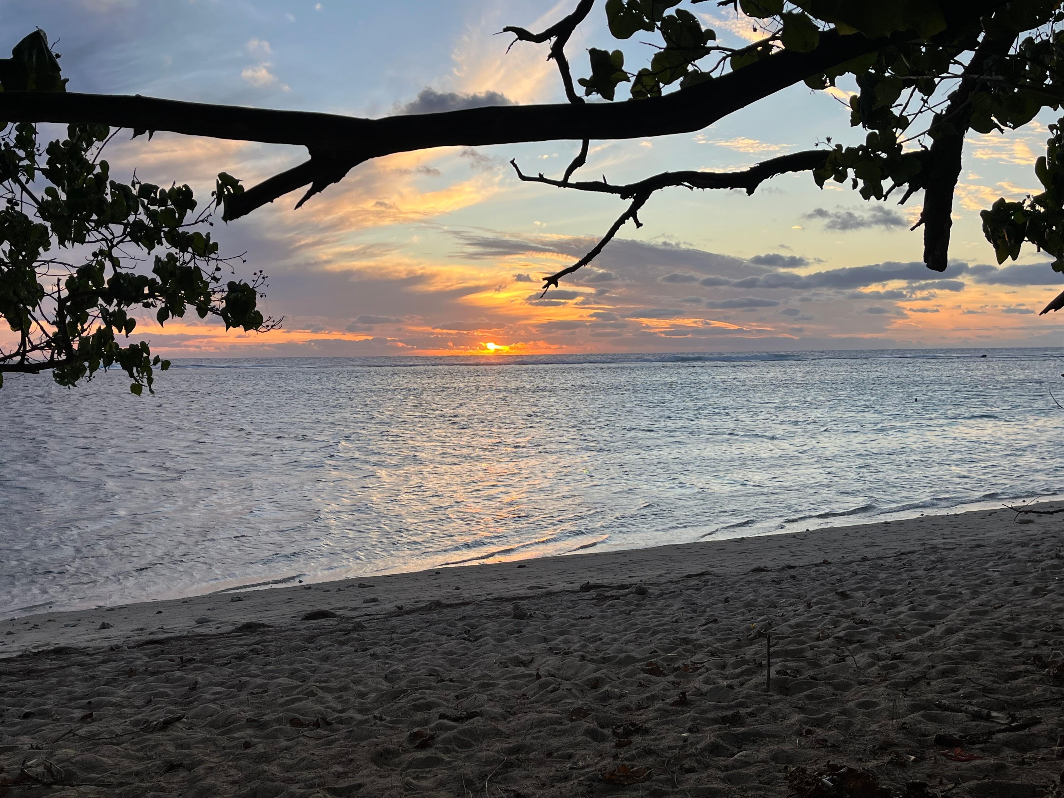 View from local beach