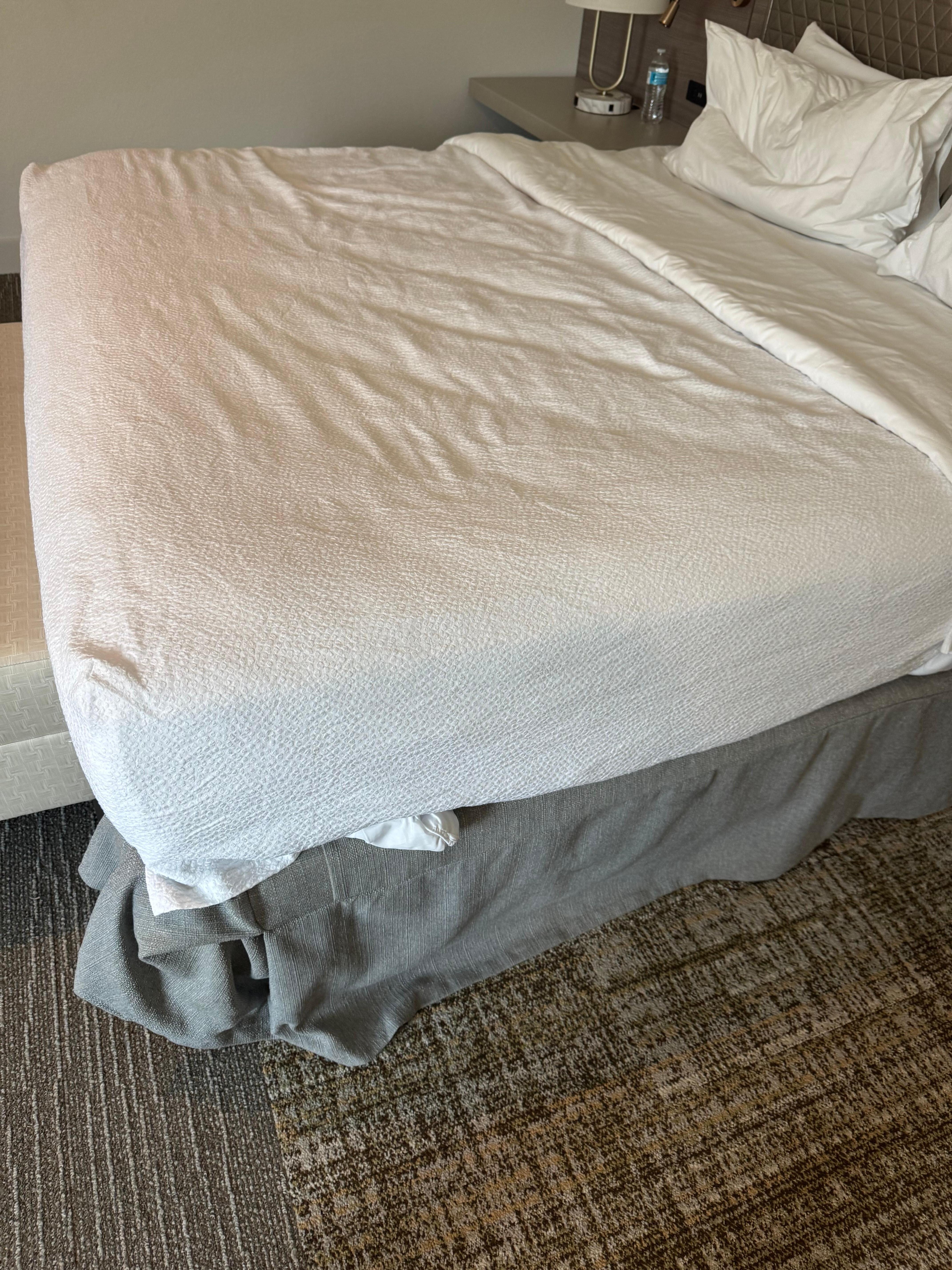 Bed was sloppy