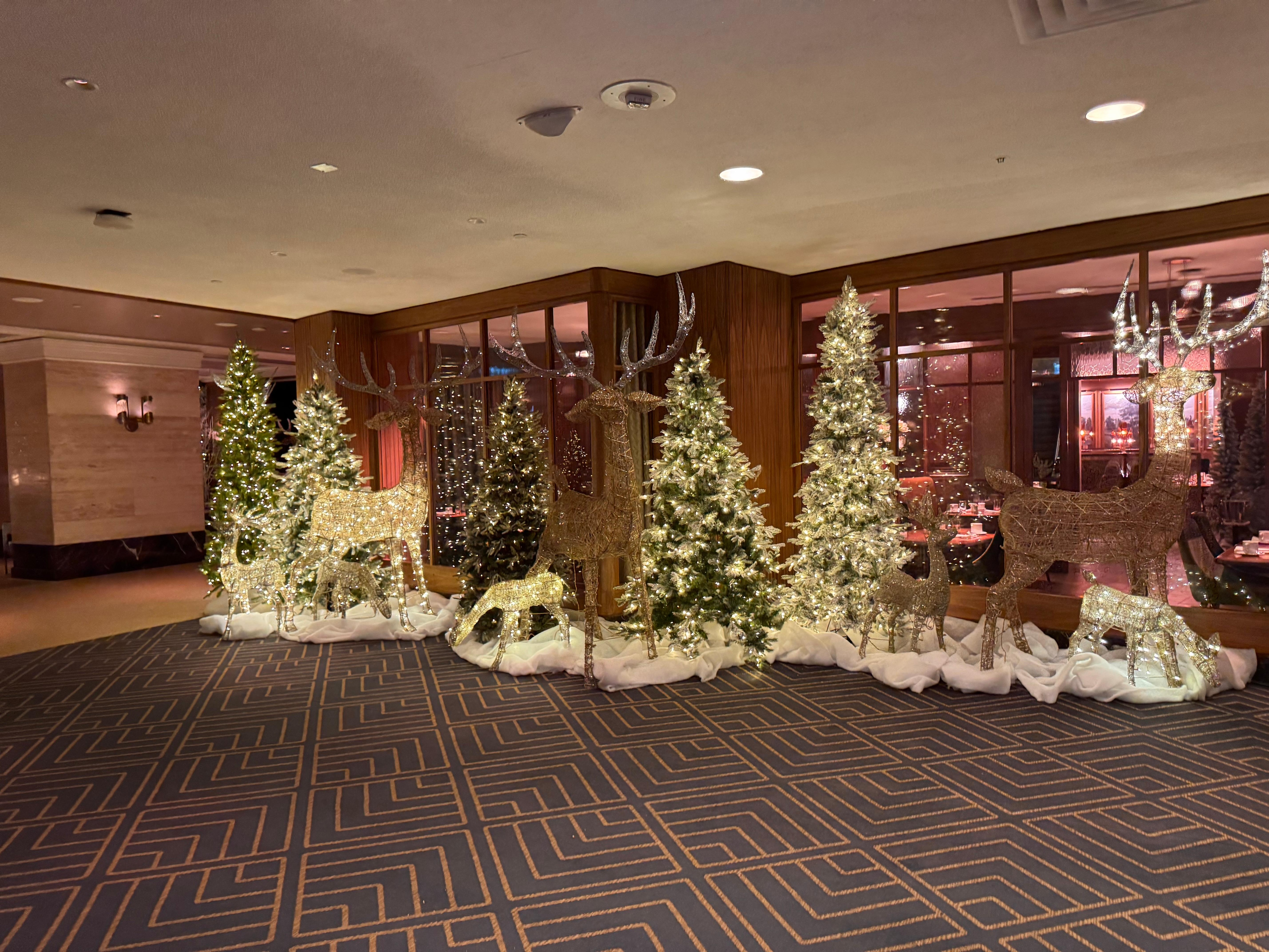 Les décorations de Noël sont magnifiques