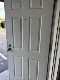 holes in door