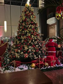 Christmas decoration at the lobby