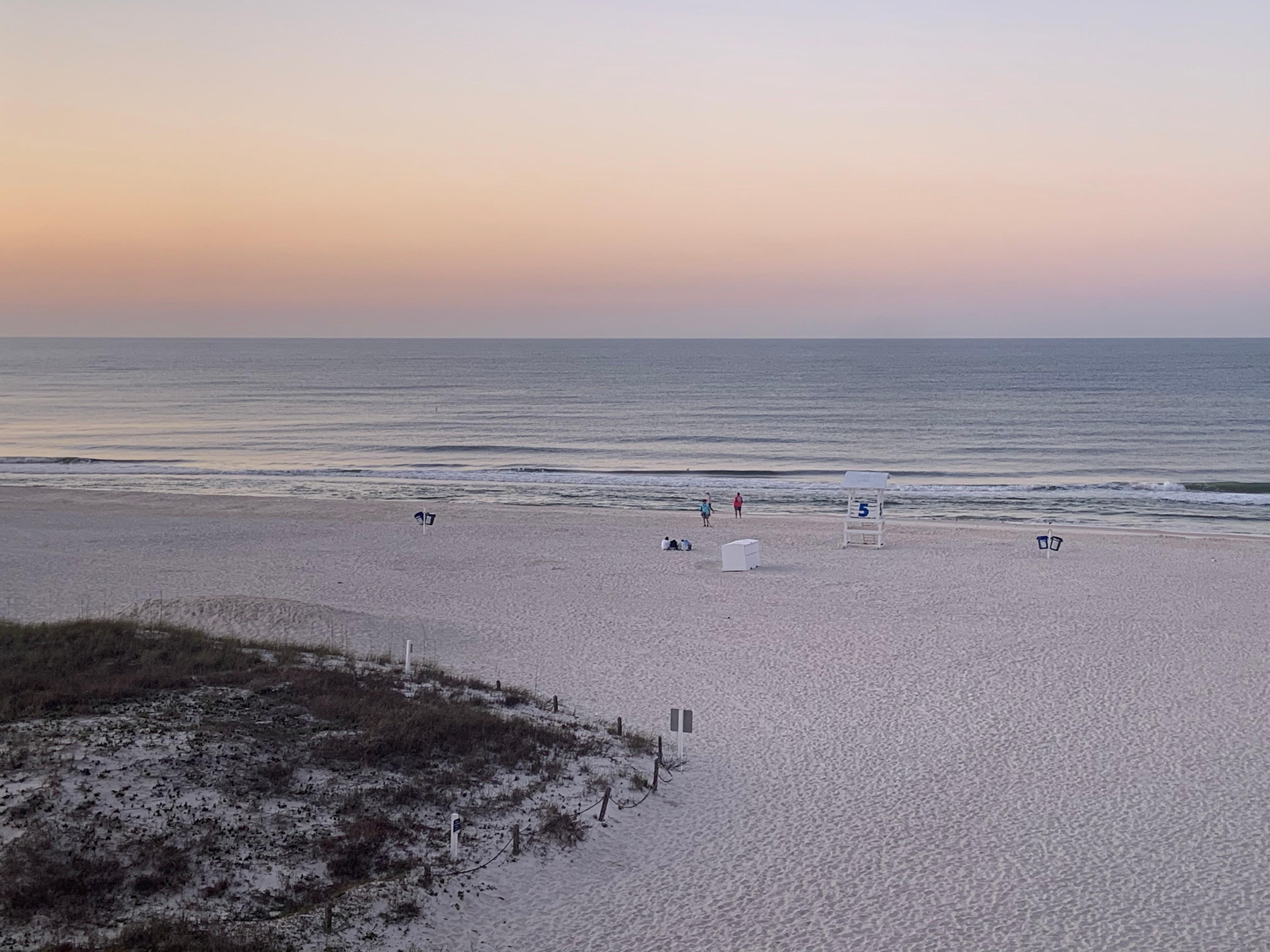 Sunrise from the balcony!  