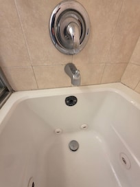 Bathroom piece is missing.
