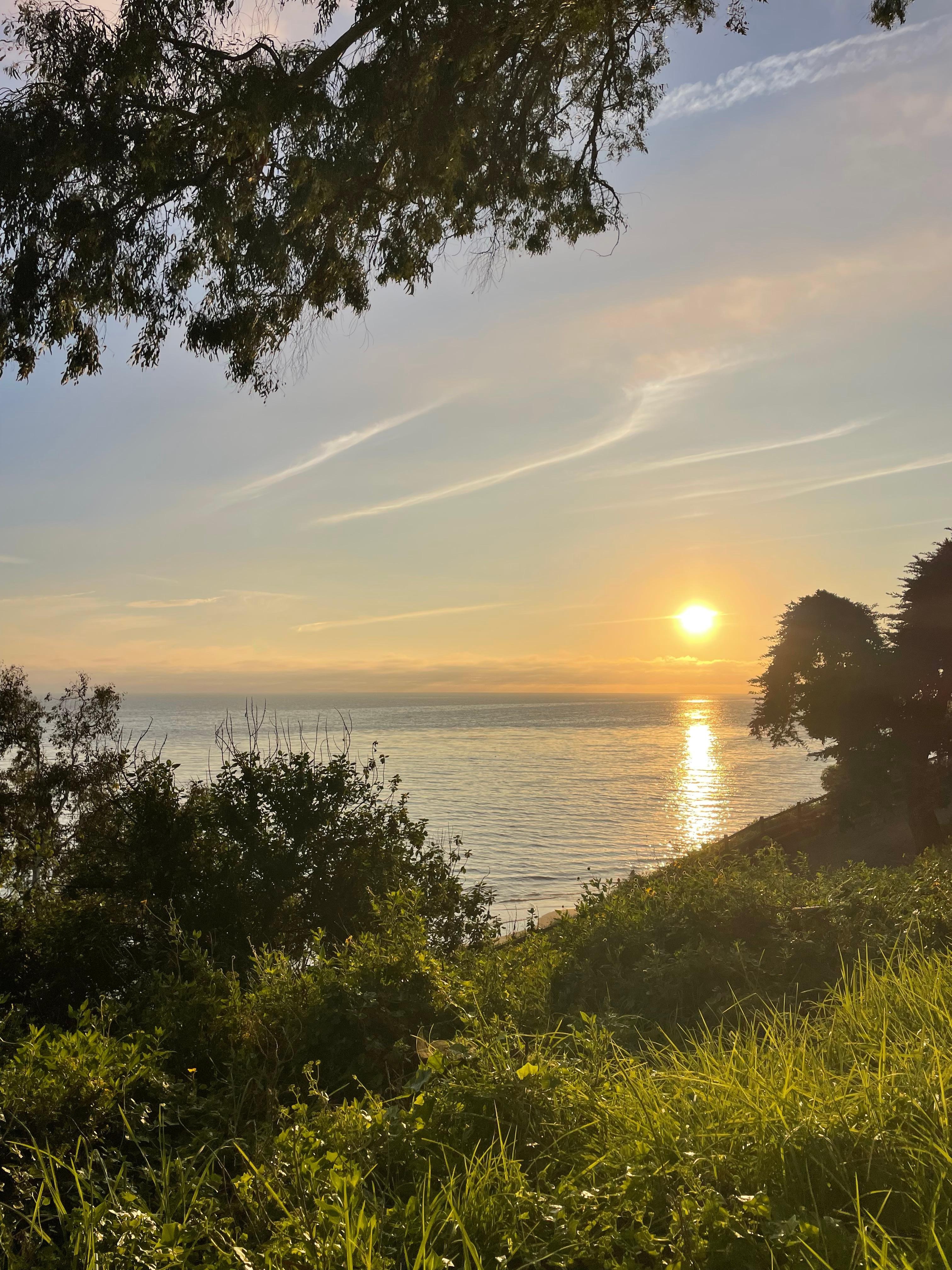 Sunsetting at the local beach, about a 5 minutes walk.