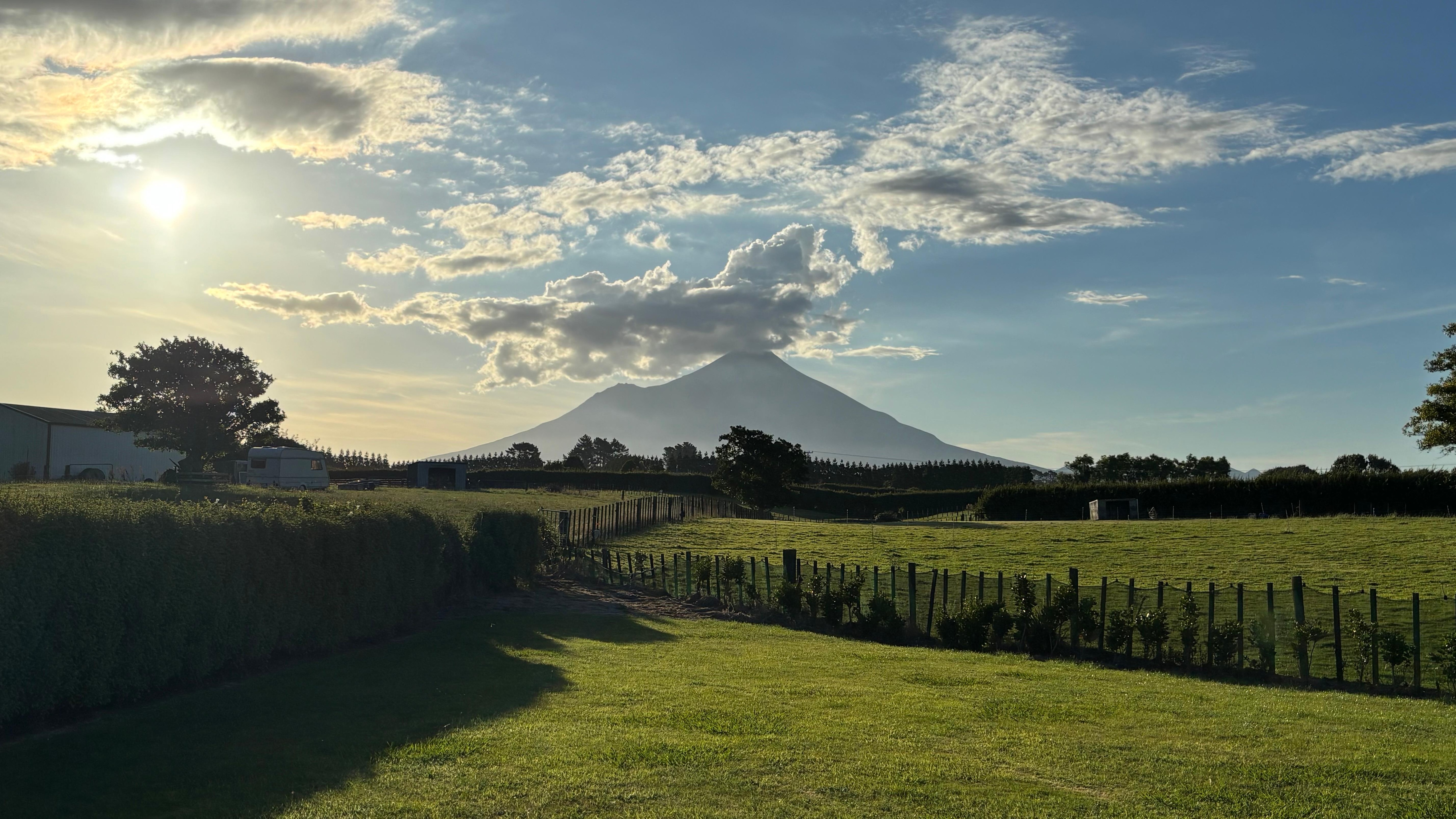 View from the backyard 