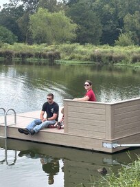 The floating dock was a great addition to the property