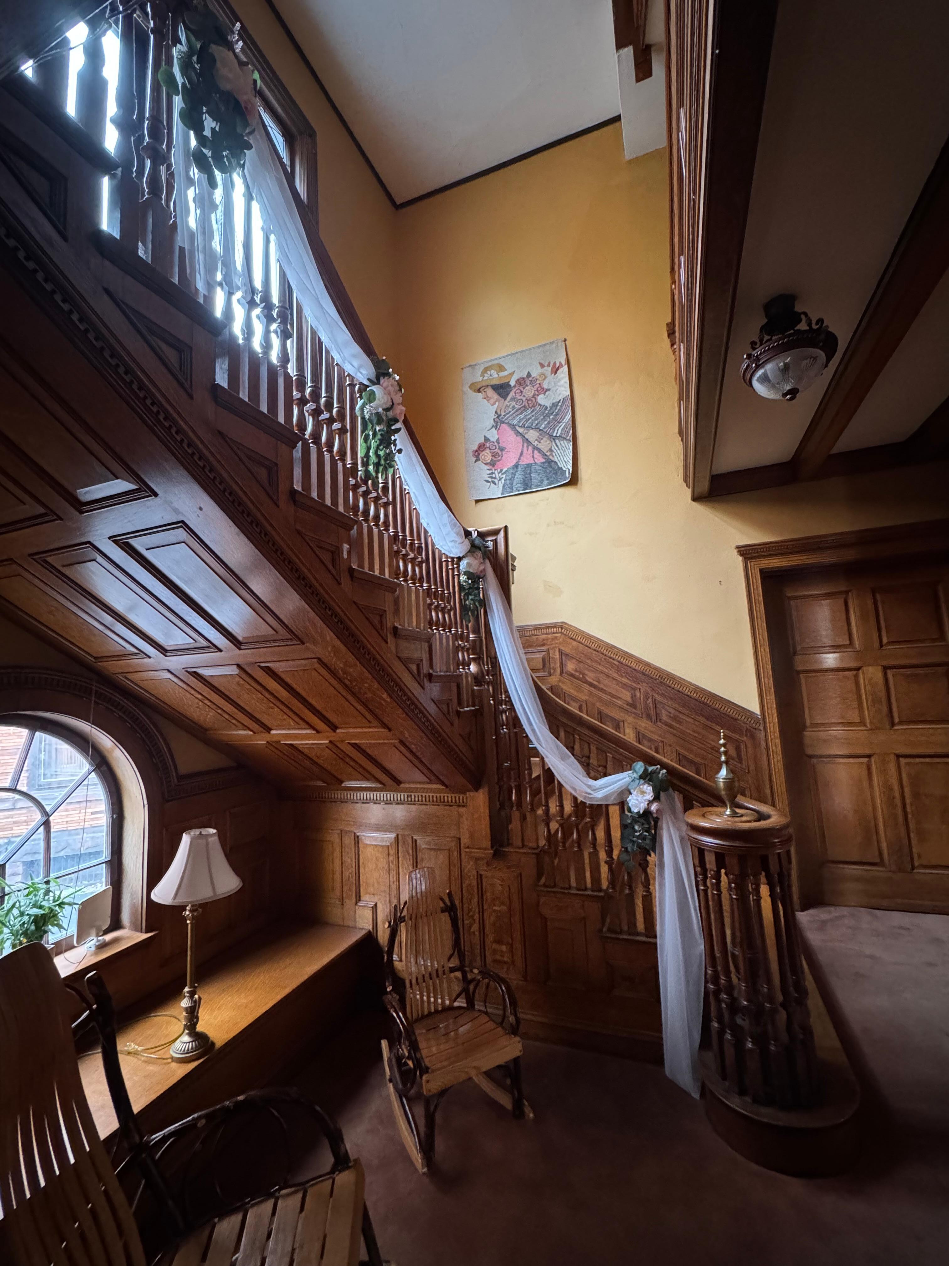 Incredible, romantic staircase