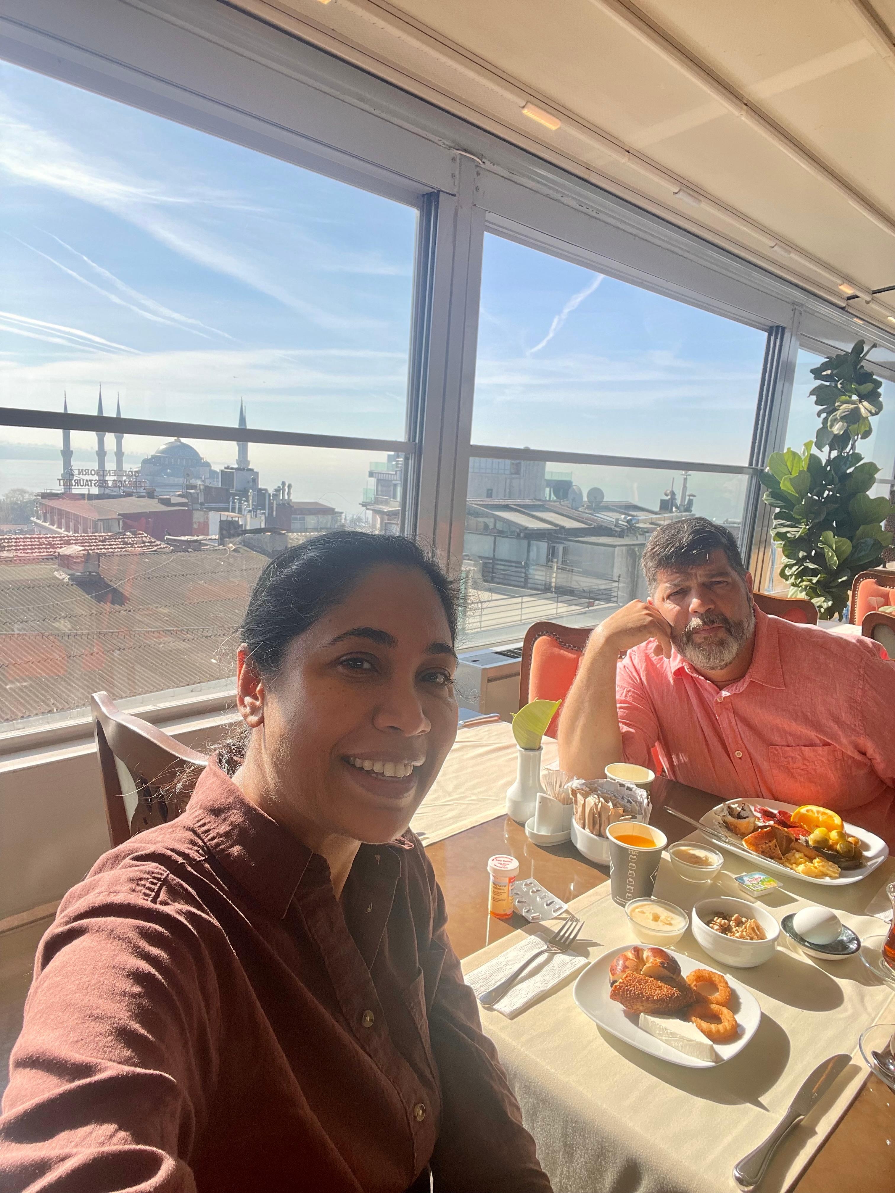 Breakfast with a view ❤️