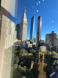 City view from the balcony