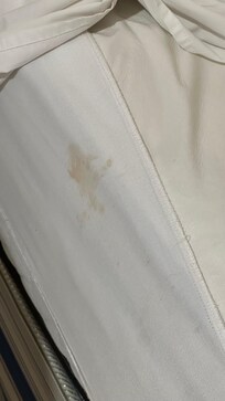 Spotted bedsheet