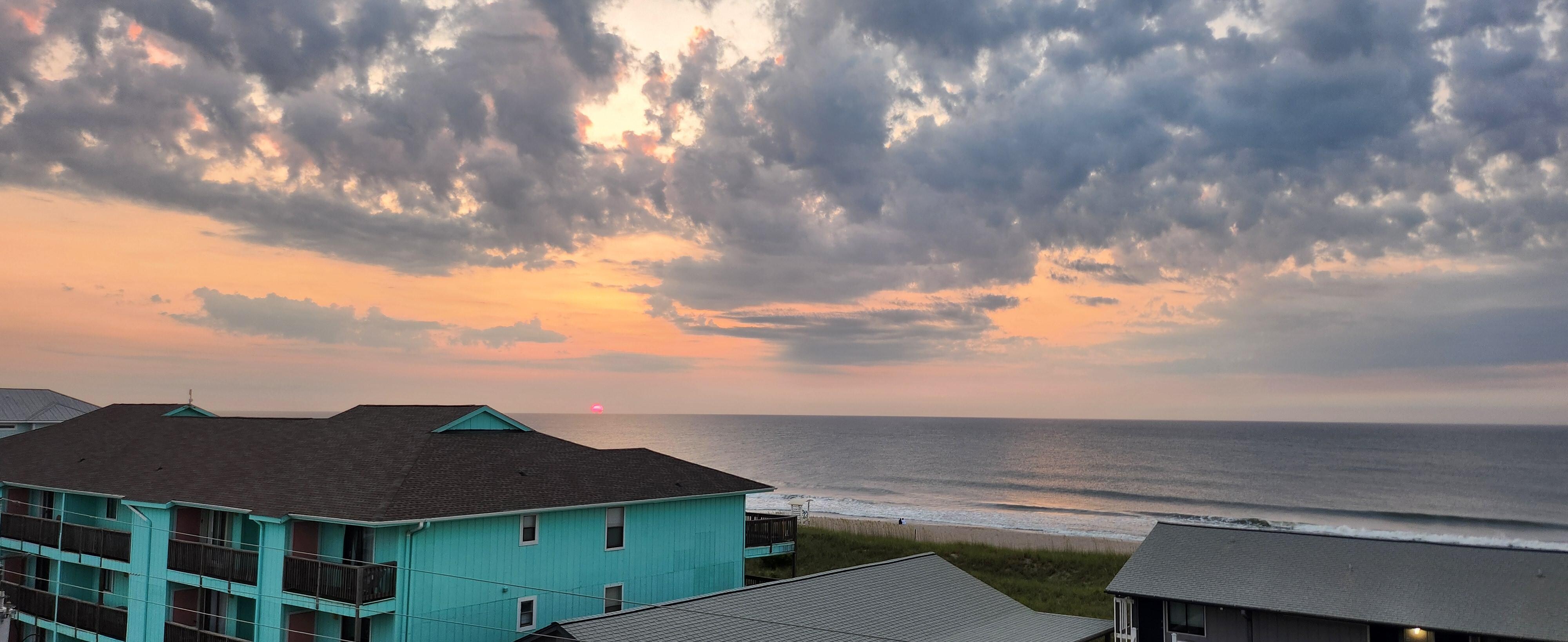 Sunrise from to deck
