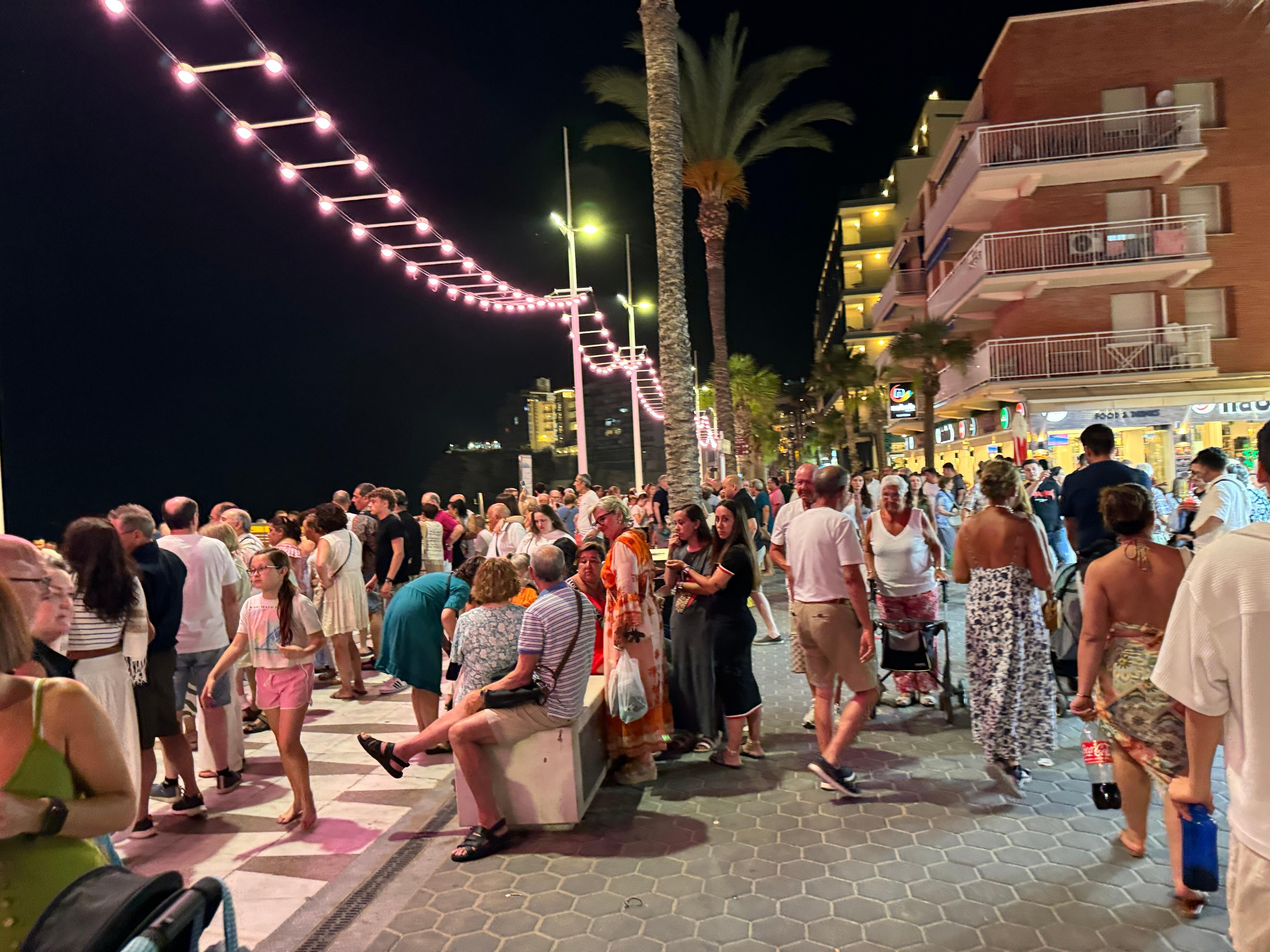 Local Spanish festival on our last night