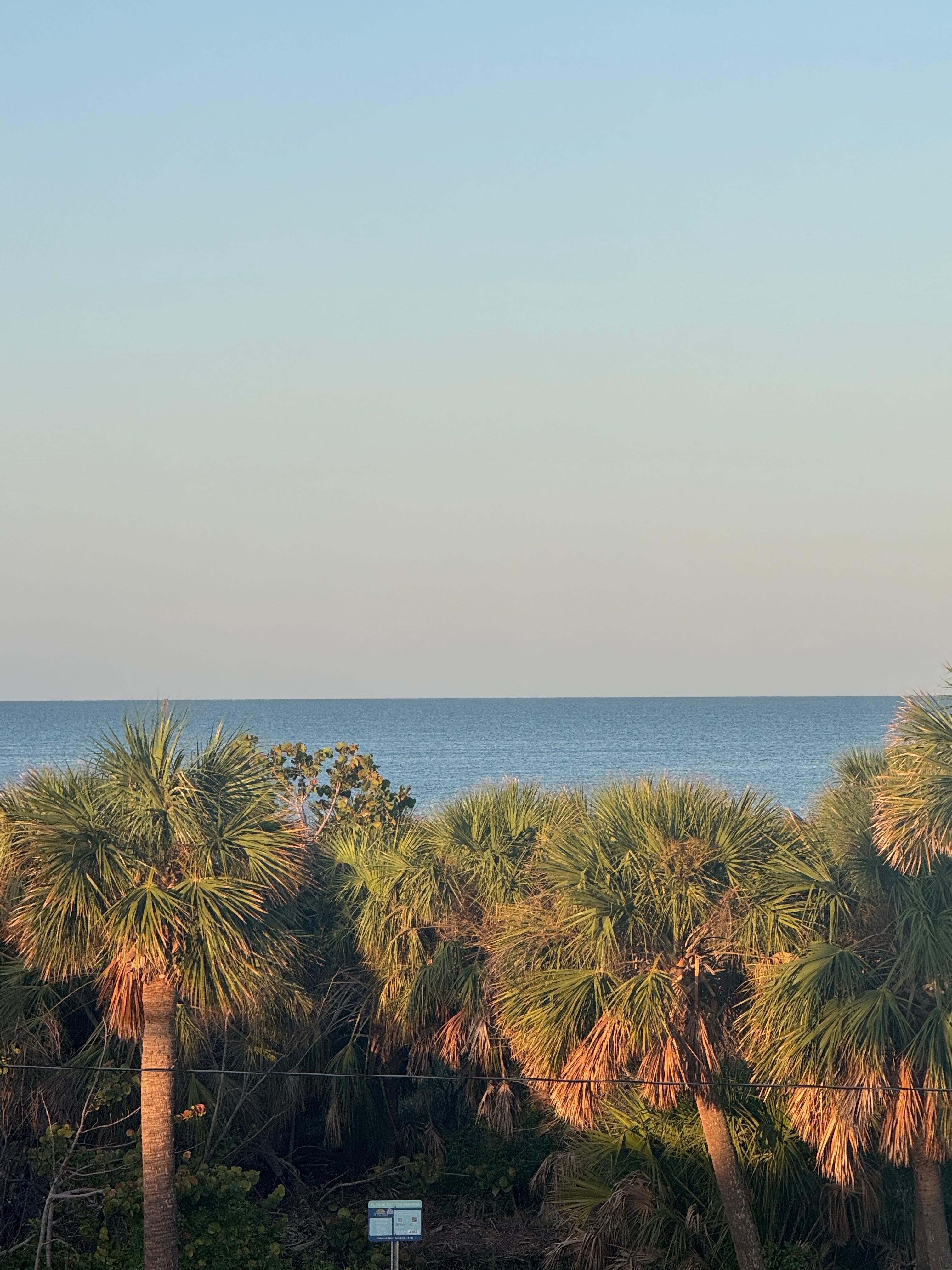 View from the unit.. SO CLOSE TO THE BEACH! 