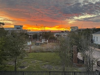 Beautiful photo from the property, looking out.
