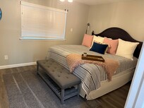 The most comfortable beds and adorable decor!