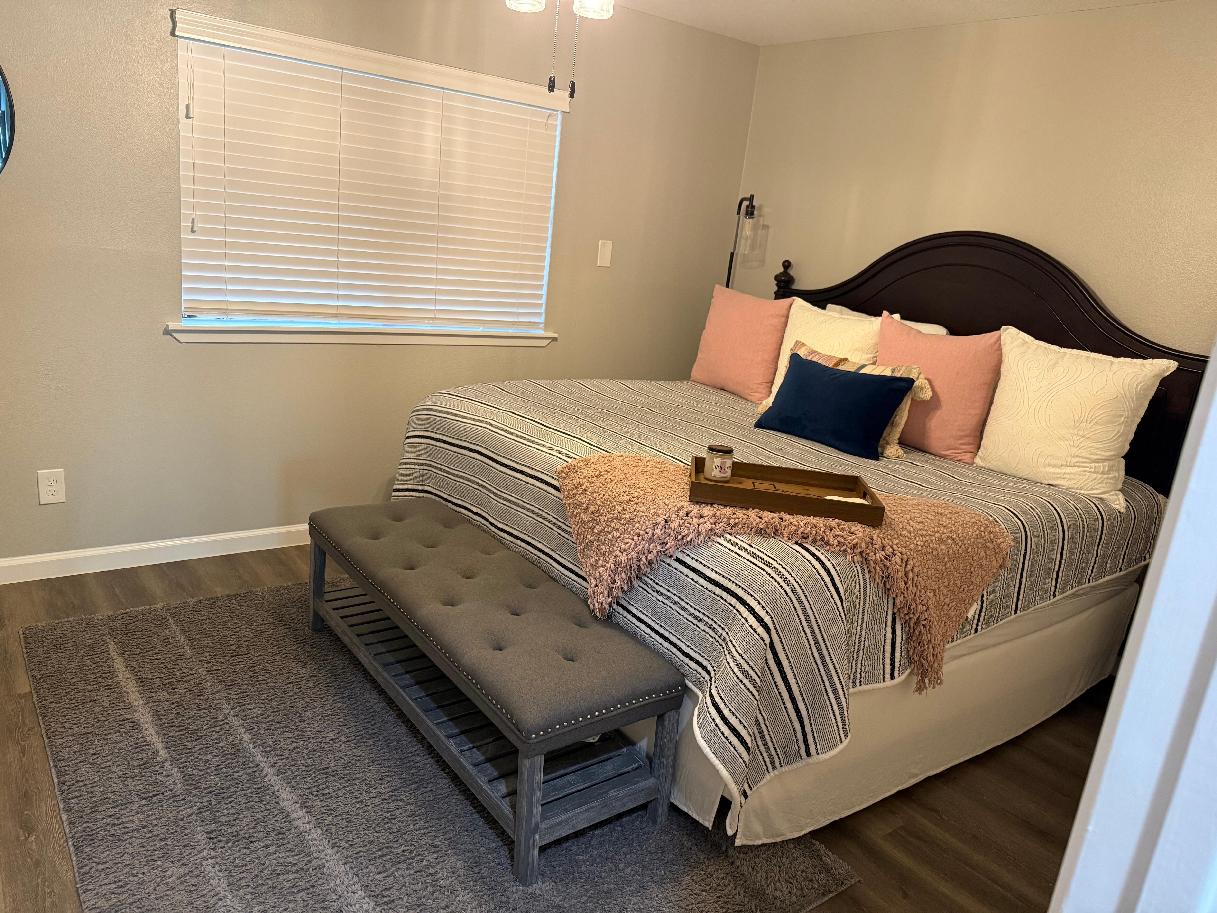 The most comfortable beds and adorable decor!