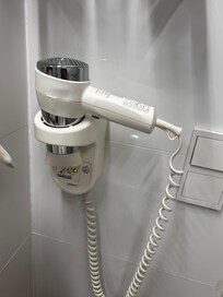 No need to bring your hair dryer