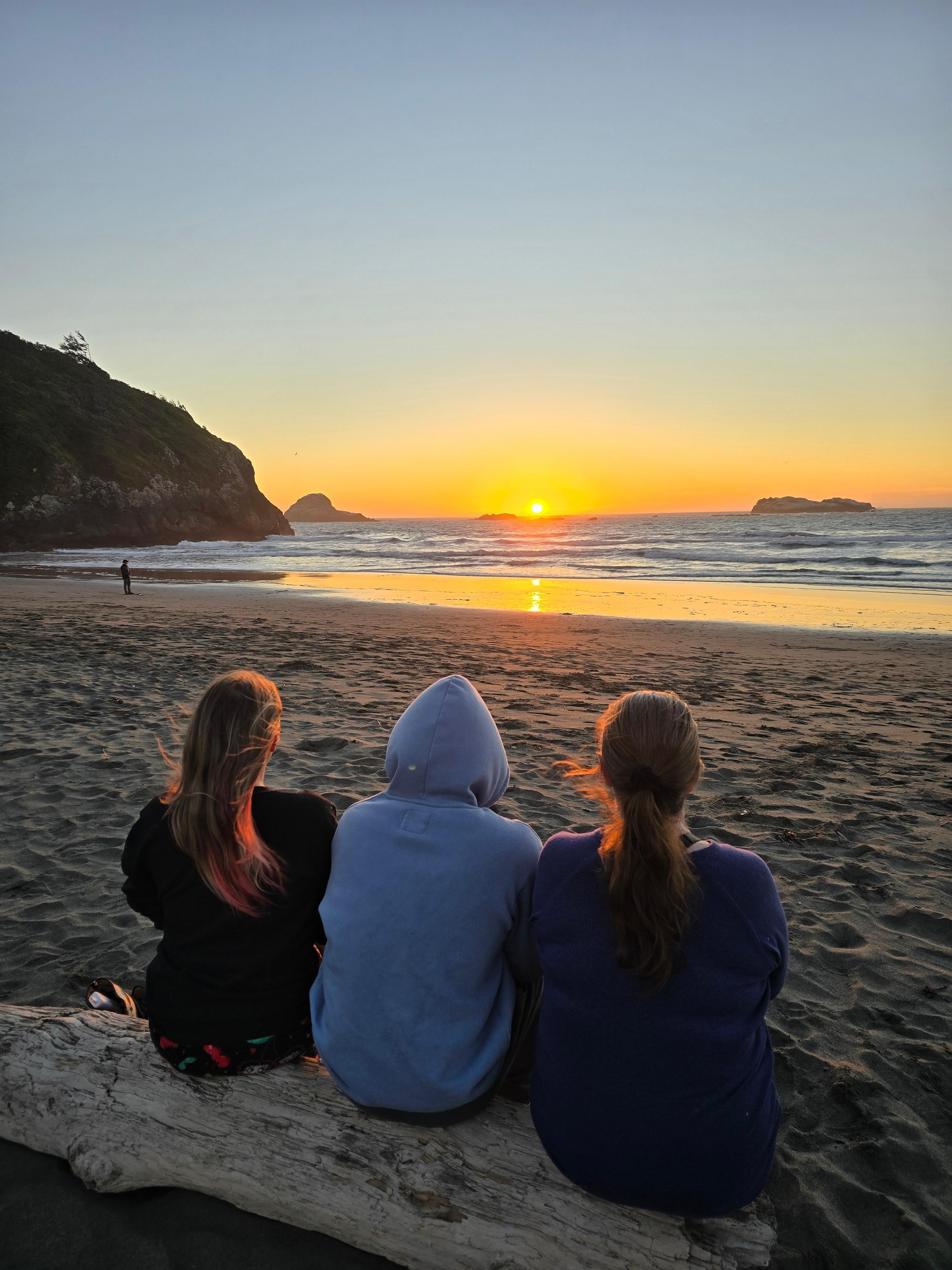 Amazing sunsets from Trinidad State Beach