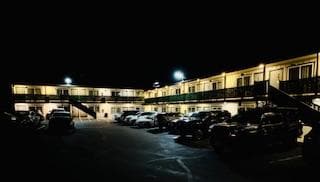 Ramona Valley Inn parking lot at night