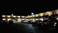 Ramona Valley Inn parking lot at night