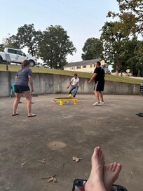 Spikeball competition.