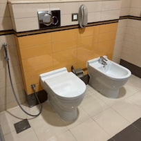 足洗い場付きのトイレ