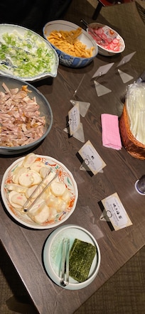 夜鳴きそばのトッピング
