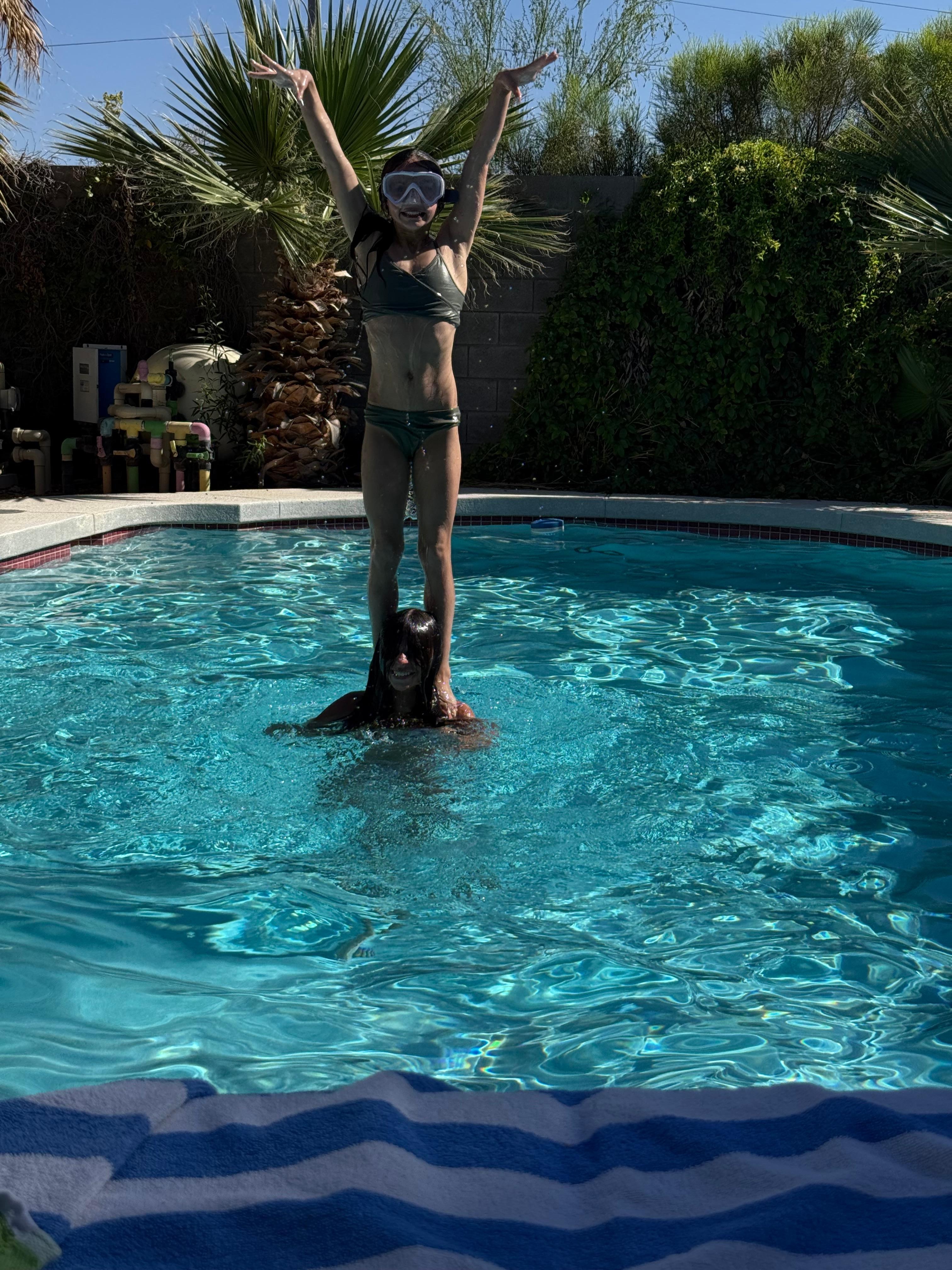 Pool time, fun time!