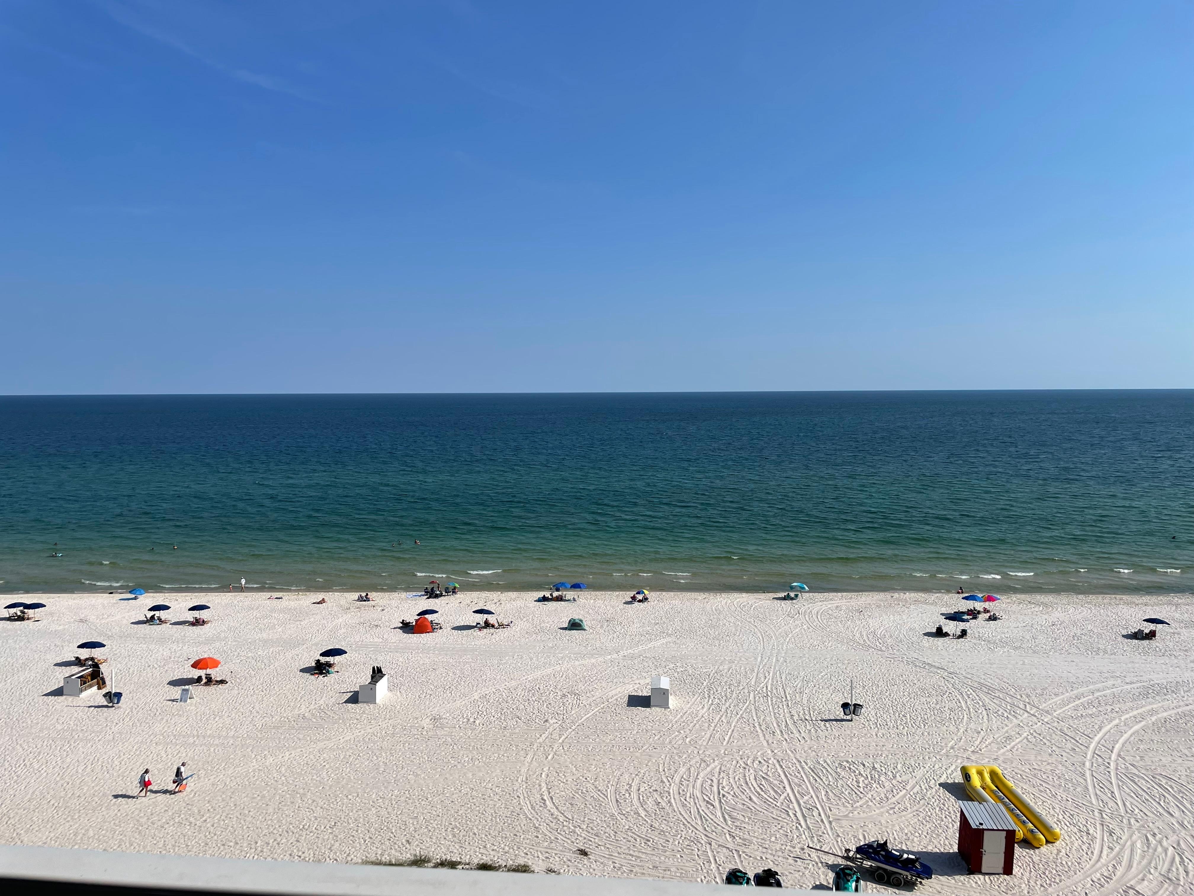 Beautiful view from the balcony.