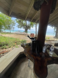 But I spent my entire days at this majestic, beach, tropical birds, blue-green water, bright blue clouds with yellow sunshine, and music playing somewhere in the background. It was like a cure!
