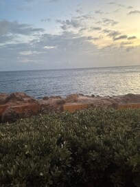 View from small balcony