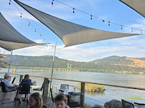 Gorgeous view from the restaurant patio!