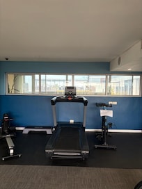 The gym that you have to pay extra for, the treadmill was not even working