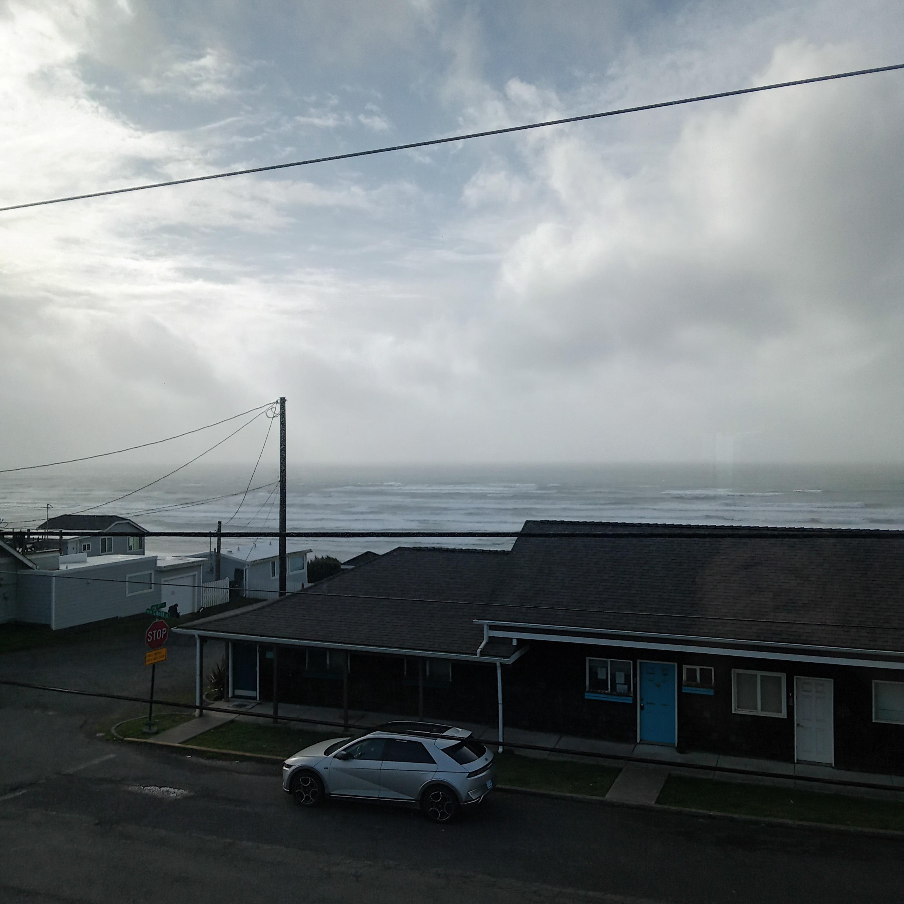 This was the view from my room.. there's a road right behind the hotel also, so you have vehicles driving back and forth. 