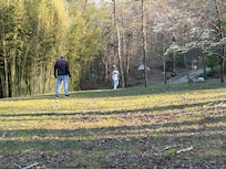 Great area for playing frisbee and bocce ball