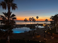 Sunset view from condo balcony. No filters!