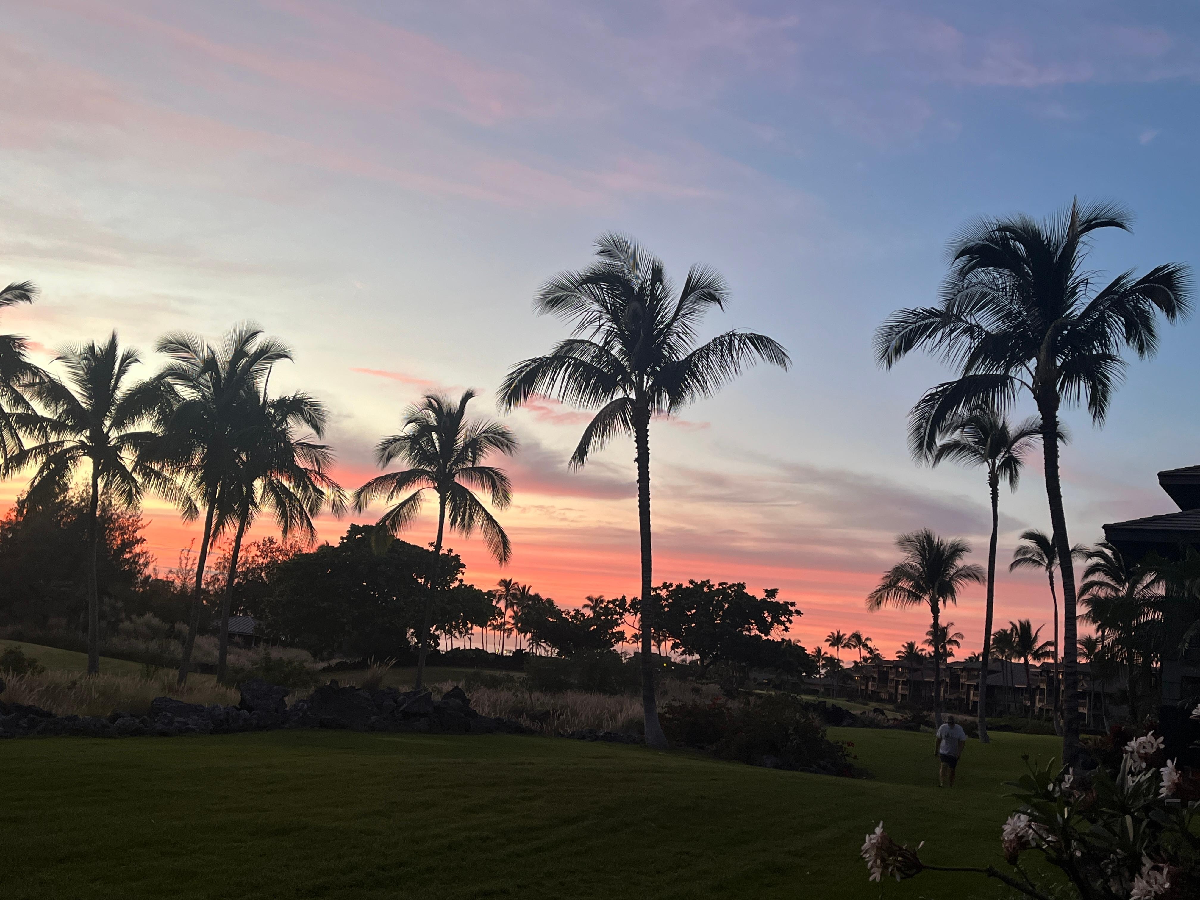 Sunset from our patio