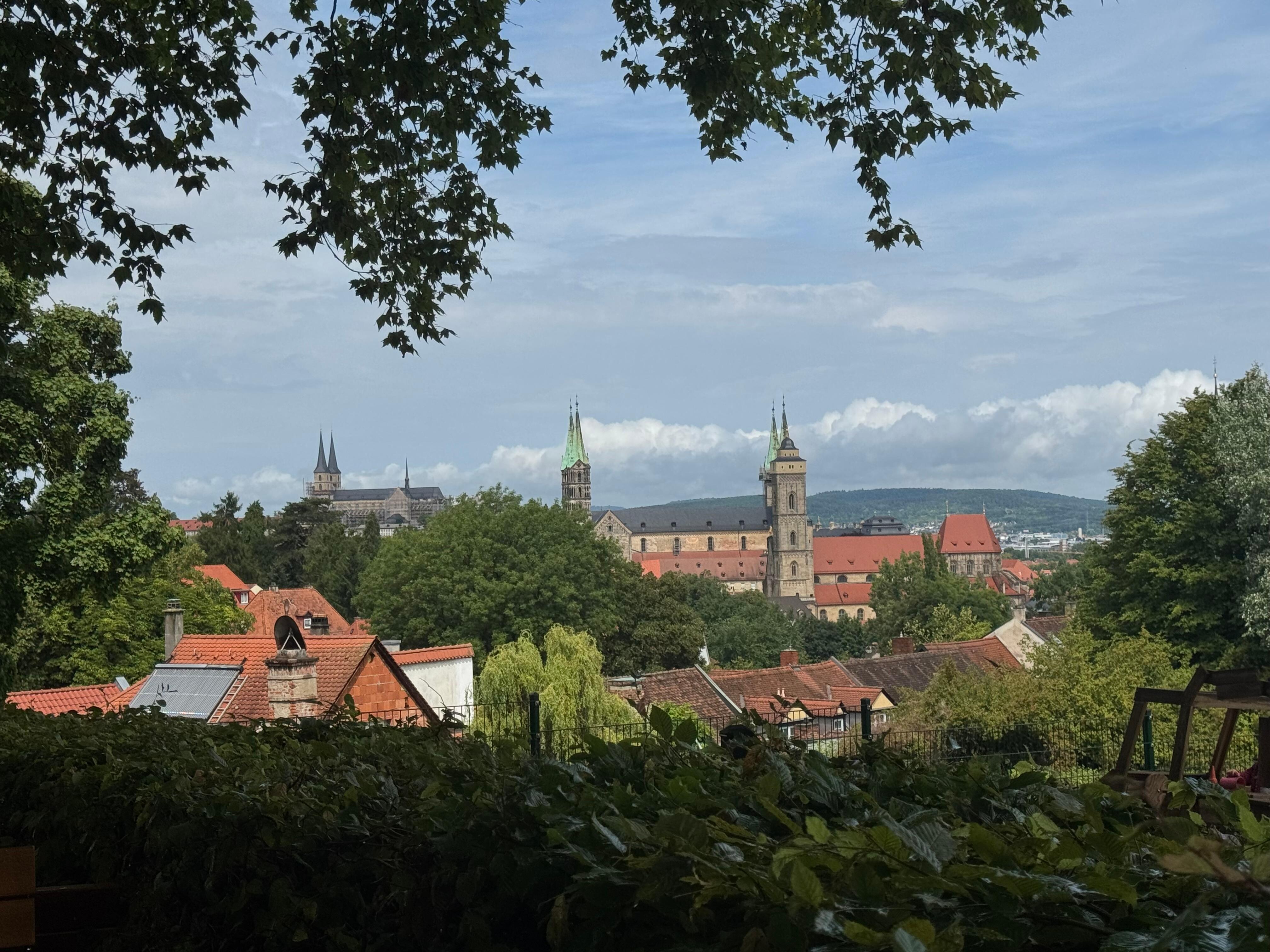 Utsikt över Bamberg. 