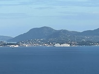 Blick nach Korfu Stadt