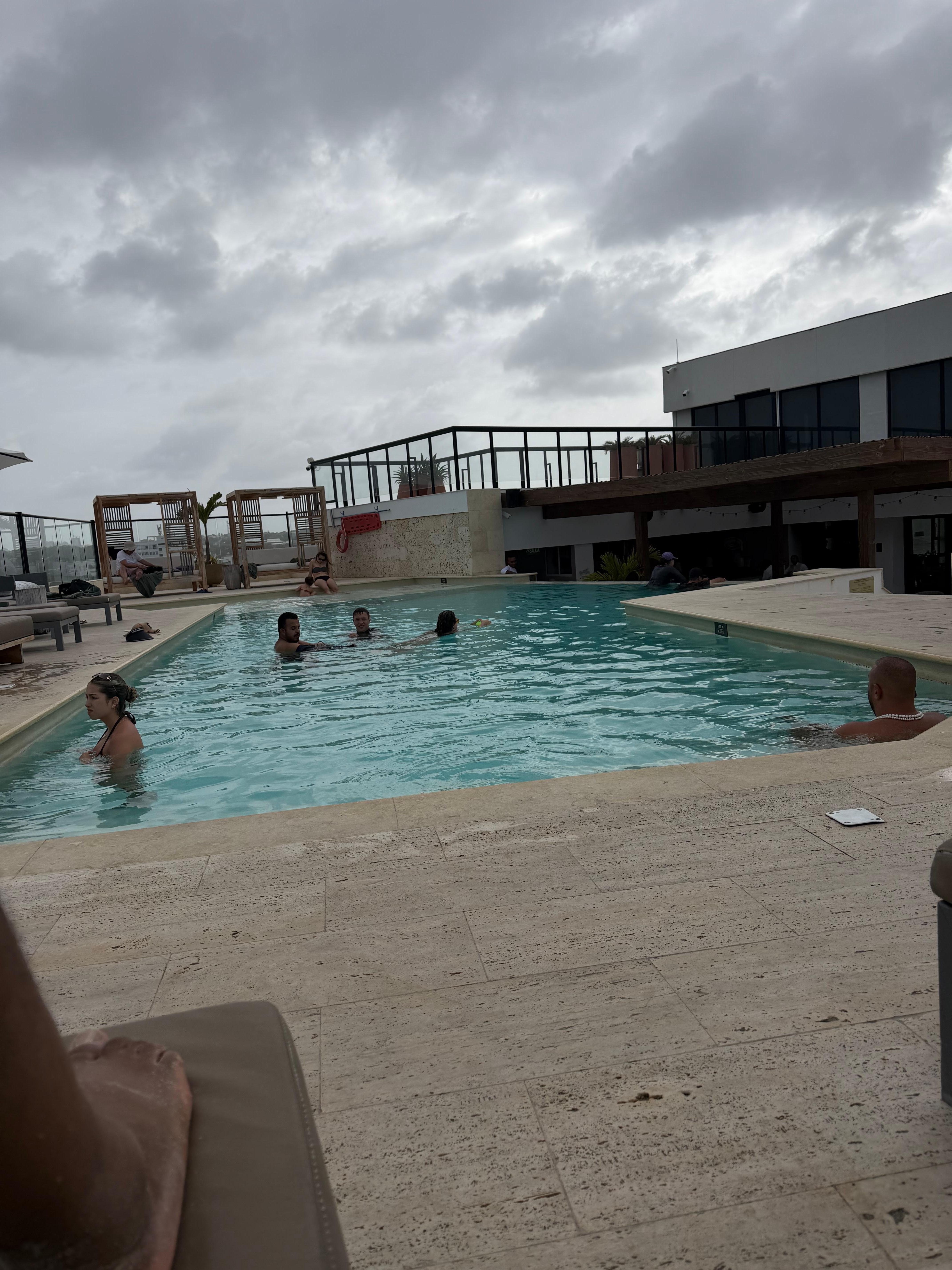 Rooftop pool 