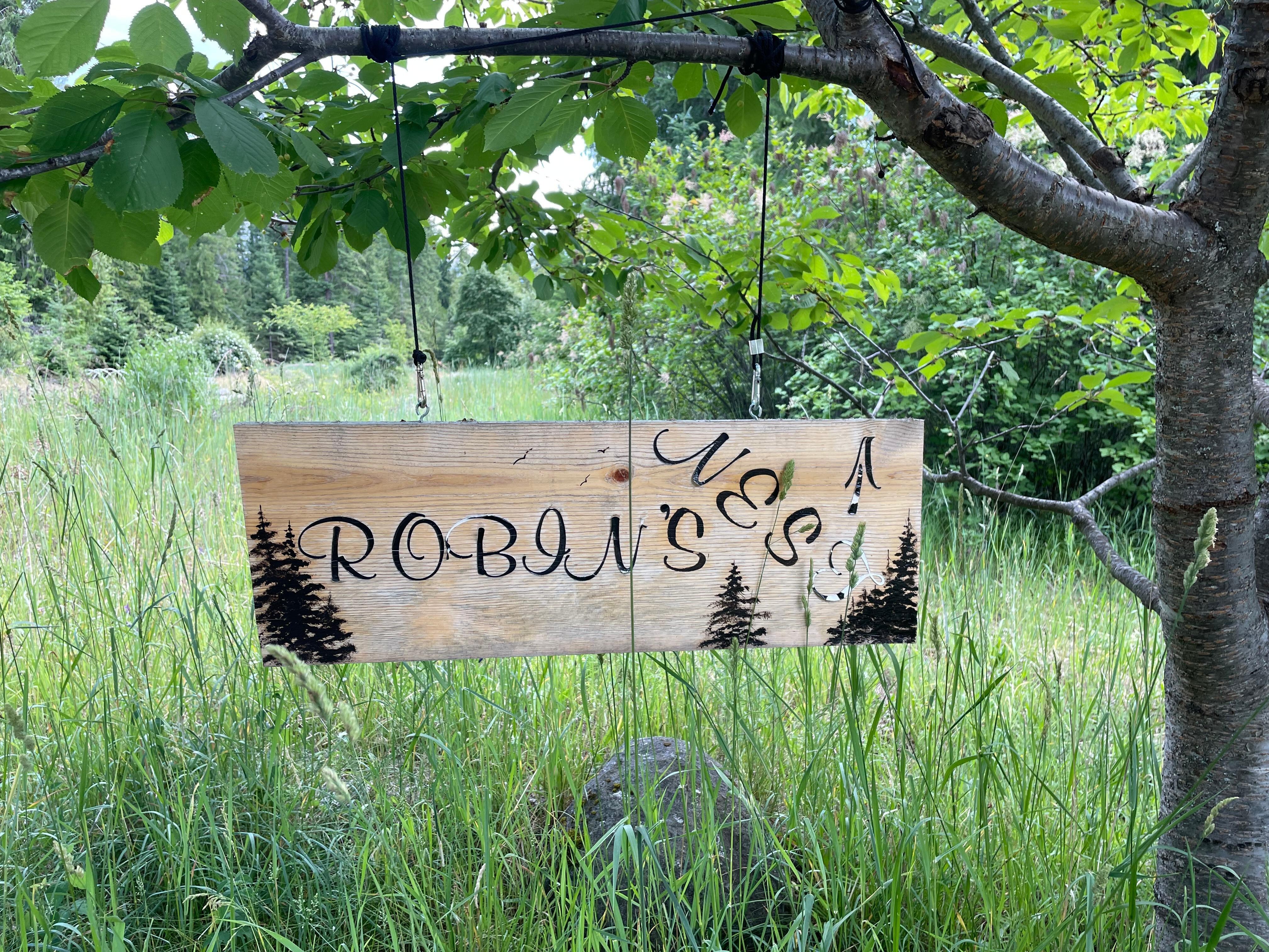 Entrance signage